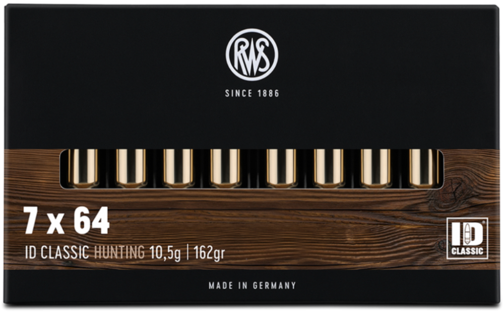 RWS, 7x64, ID CLASSIC, 162 gr, 10.5 g, 20 cartouches