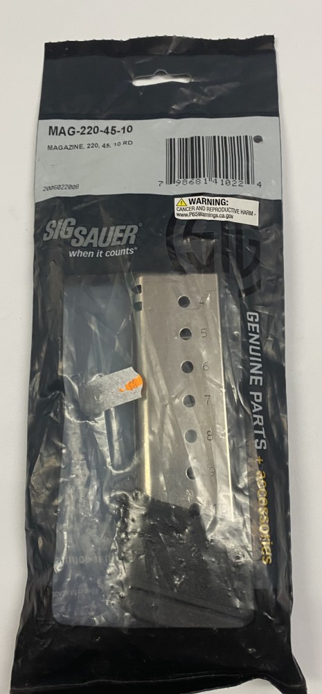 Magasin, SIG SAUER, P220, 45ACP 10cps