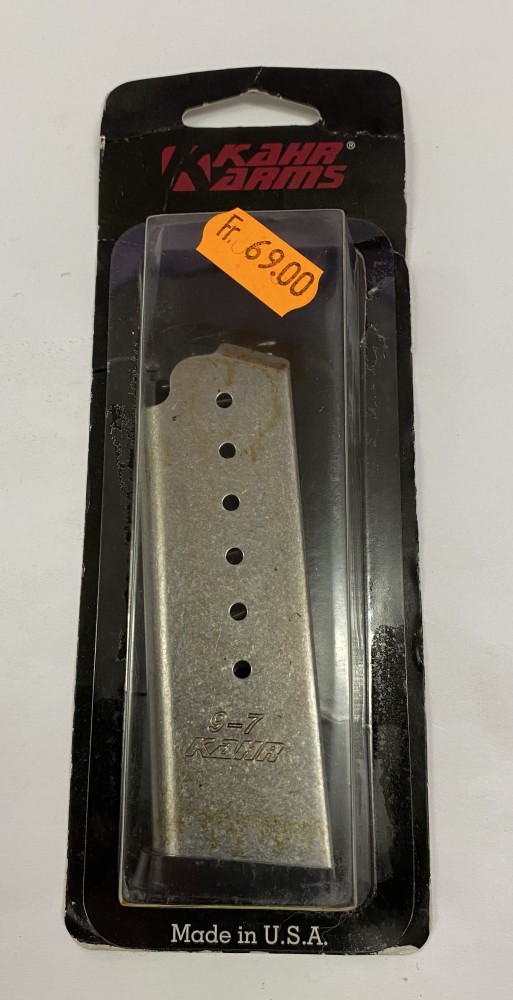 Magasin, KAHR, 9 mm, 7 coups