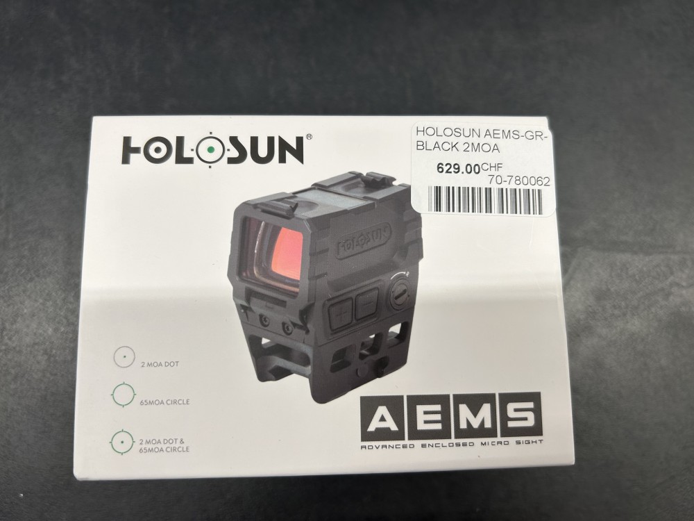 Photo de HOLOSUN AEMS-GR-BLACK 2MO