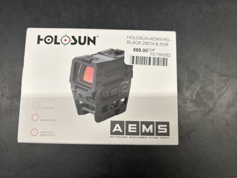 Photo de HOLOSUN AEMS-RD-BLACK 2MO