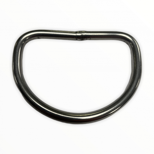 D-RING- FERME INOX 58 MM INT. D 5 MM DIAMETRE