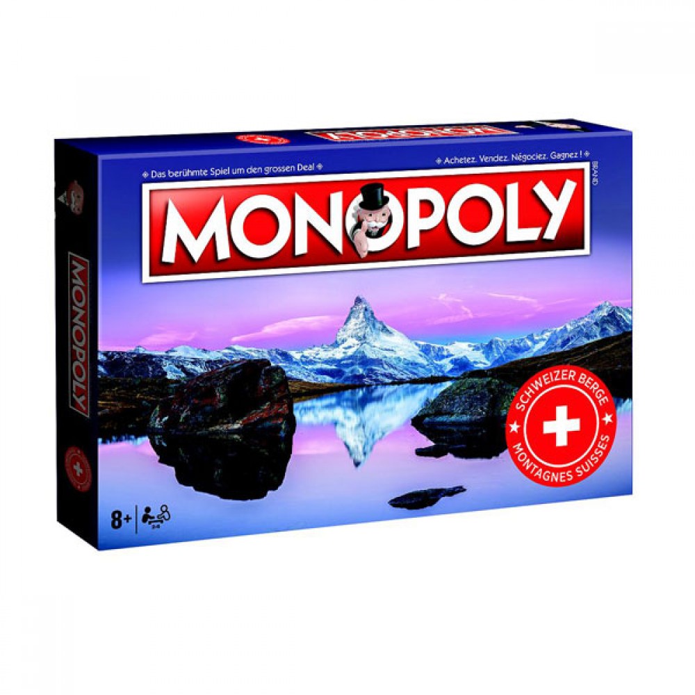 Monopoly Montagnes Suisses / Schweizer Berge 8+