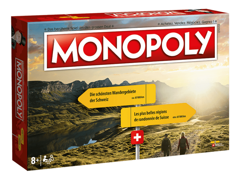 Monopoly Plus belles régions de randonnée de Suisse