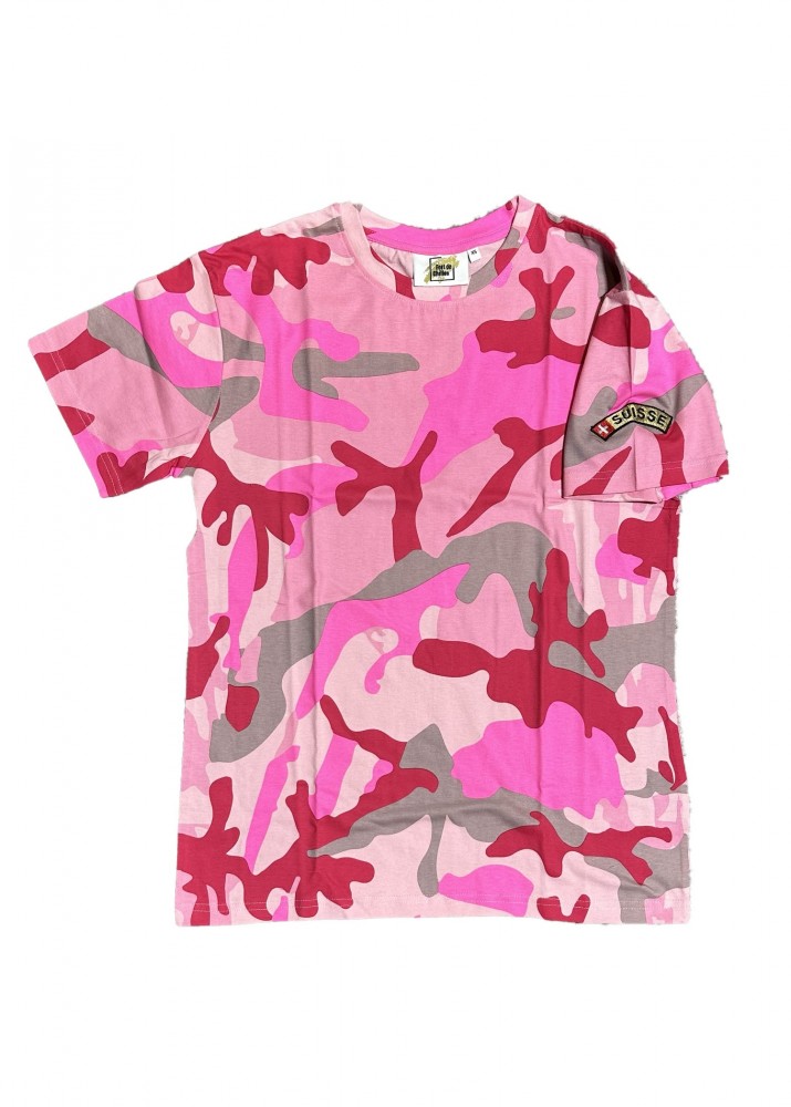 T-Shirt FDC Camo rose