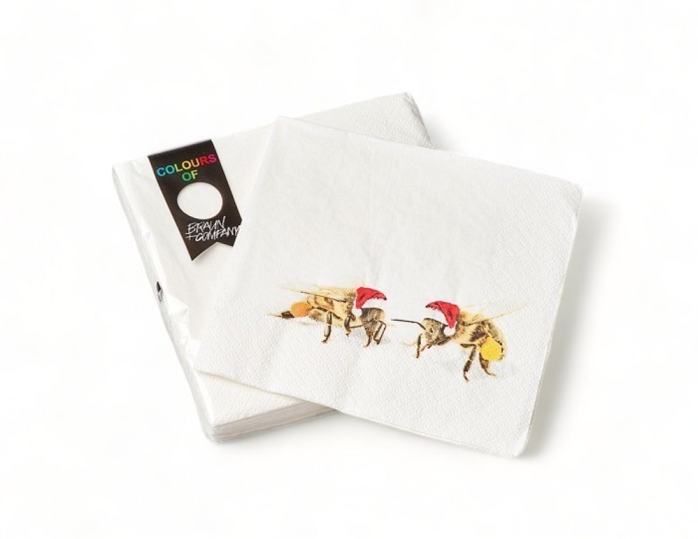 Serviette Santa Bee