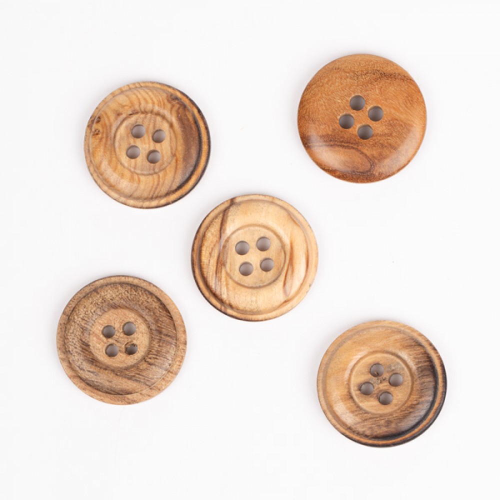 BOUTON BOIS d'oliver 25mm