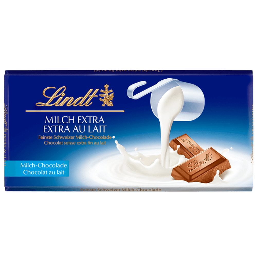 Photo de Lindt extra au lait 100 g