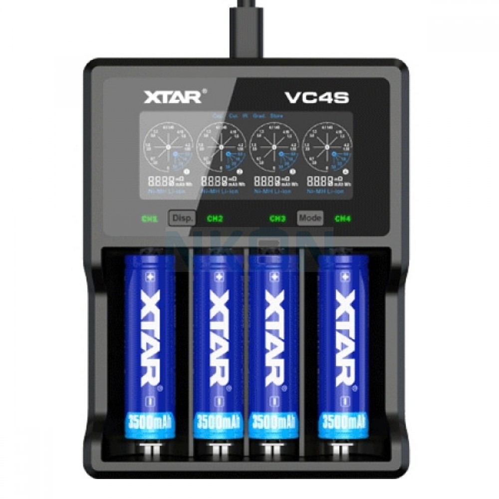 Chargeur universel XTAR VC4S alimentation USB