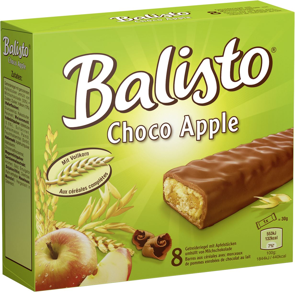 Balisto Vert x 20 - Barres chocolatés - Alimentations