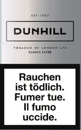 Dunhill Classic silver 20 pc box