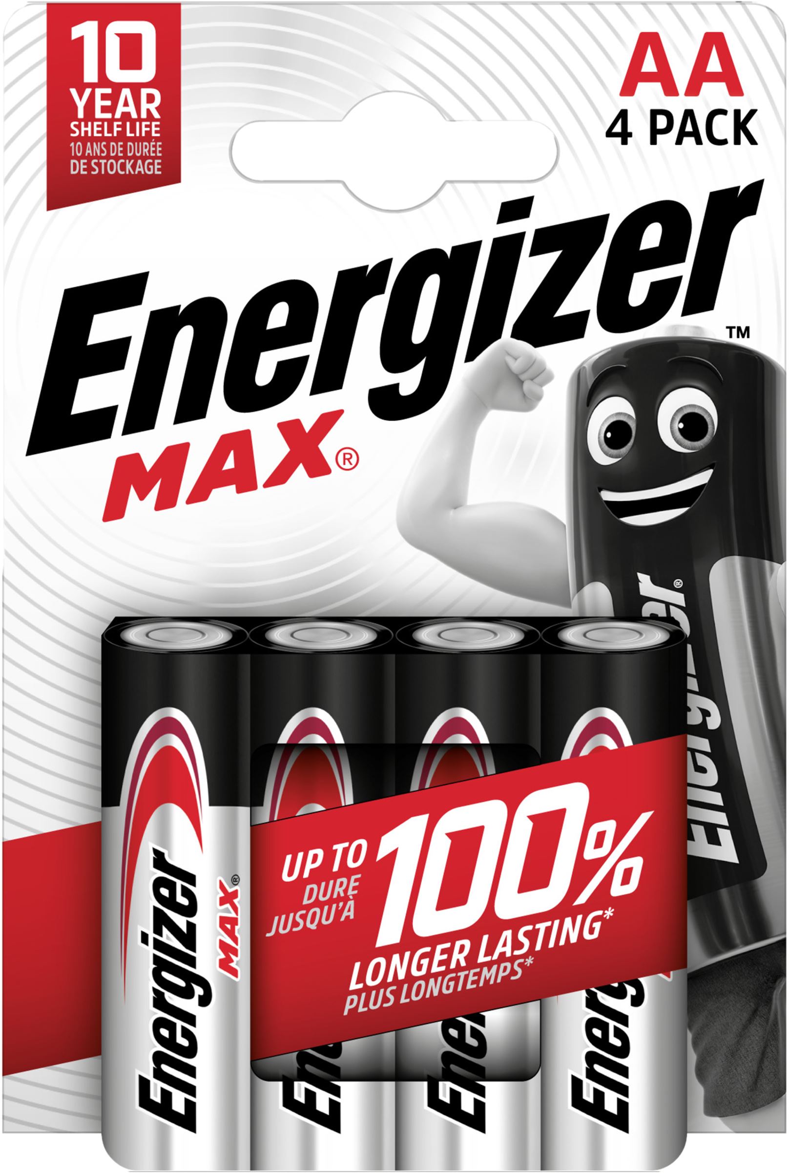 Energizer pile R6 AA 4 pc petite ronde