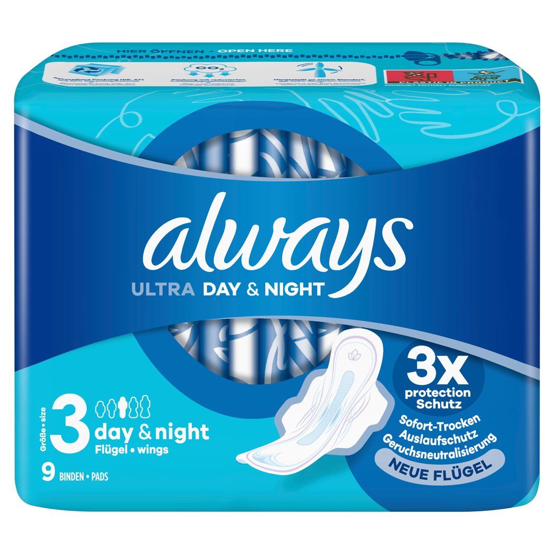 Always ultra night 9 pc avec ailettes